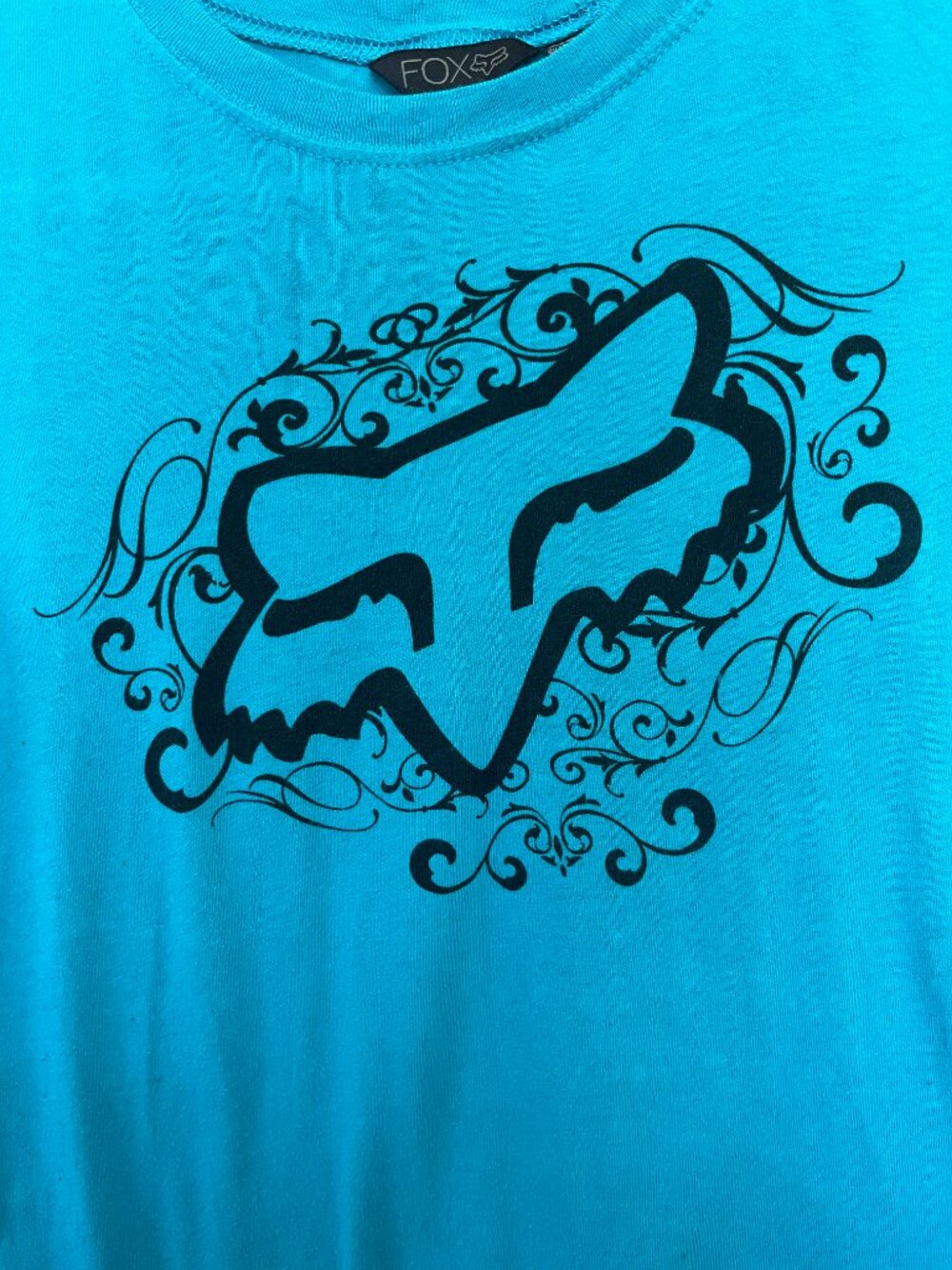 Fox Racing Women's Blue Shirt - Picture 2 of 3